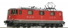 Re 4/4 II No 11127 en livrée rouge (Eclairage cabine 2 corrige)