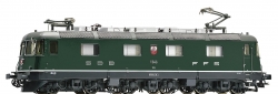 Re 6/6 11648 "Bussigny", verte, phares ronds, echelle UIC, epoque V-VI
