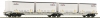 Wagon porte-conteneur double "AXIS"