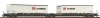 Wagon porte conteneurs double type T3000e