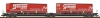 Wagon porte conteneurs double type T3000e