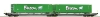 Wagon porte conteneurs double type T3000e