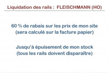 ACTION : Rails Fleischmann - Action - Liquidation