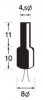 Générateur de fumée court 10 – 16 V DC et AC