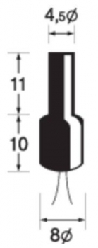 Générateur de fumée court 16 – 22 V DC et AC - 28