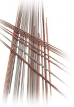 Fil d'acier bruni diametre 0.6mm, longueur 500mm - 097
