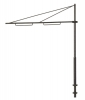 Poteau avec console pour double voie