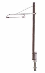 Poteau en bois + console
