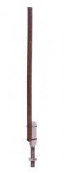 Poteau en bois sans console