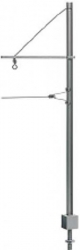 Poteau et console pour chemins de fer prives
