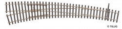 Aiguillage courbe gauche R484 / R778, 9deg